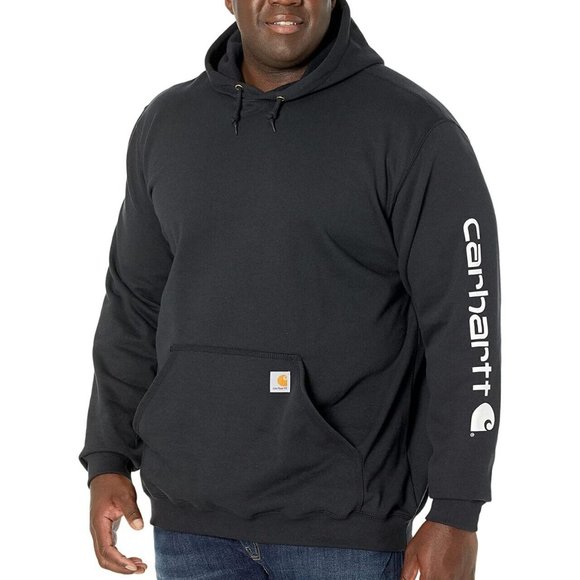 Carhartt Other - Carhartt Midweight Signature Hoodie Men's Size 2XL Tall Loose Fit Black NEW